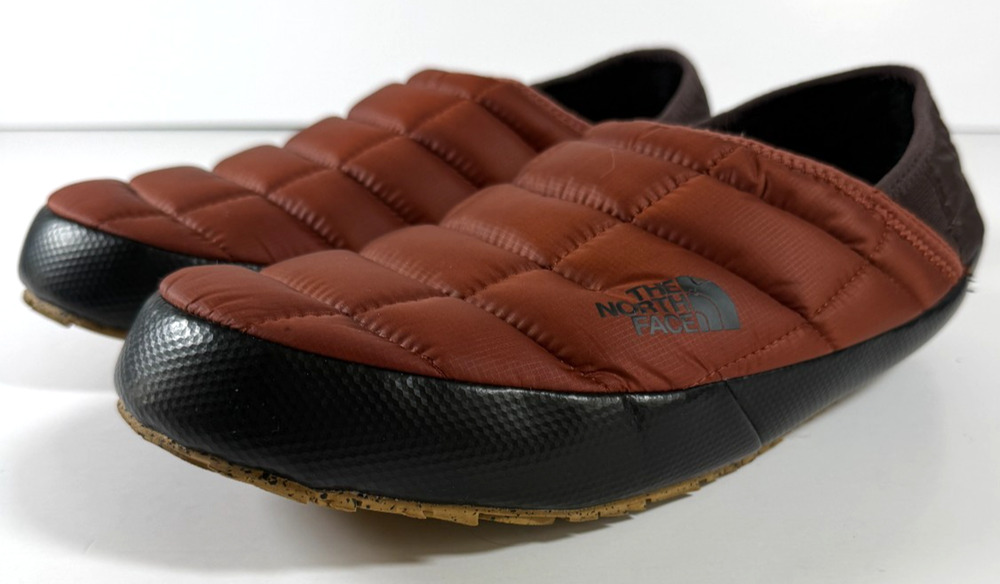 The North Face ThermoBall Traction Mule V Men's 10 Brown Quilted Slip On